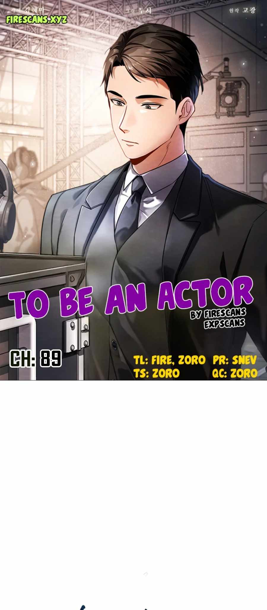 Be the Actor Chapter 89
