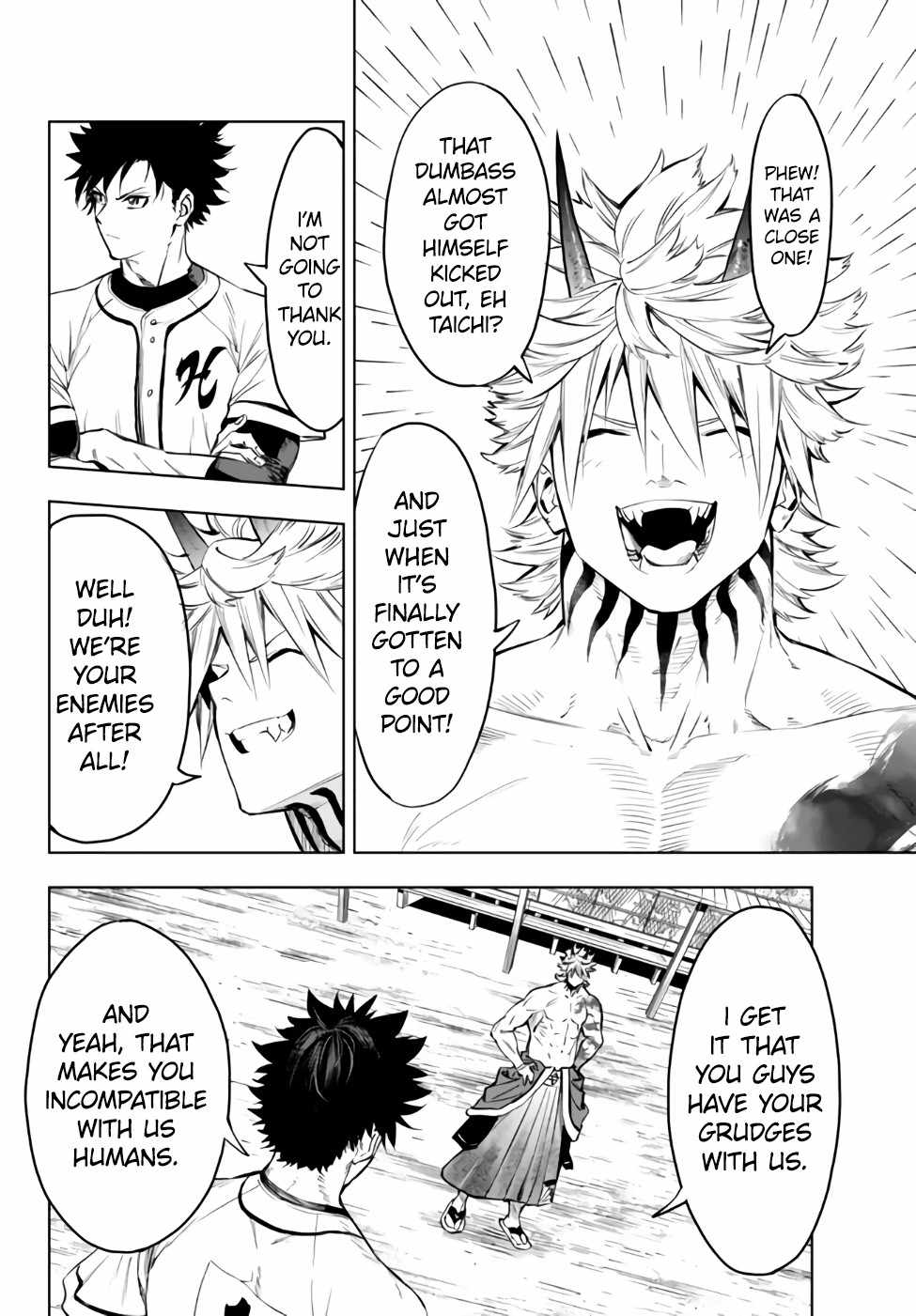 In Another World where Baseball is War, a High School Ace Player will Save a Weak Nation Chapter 32