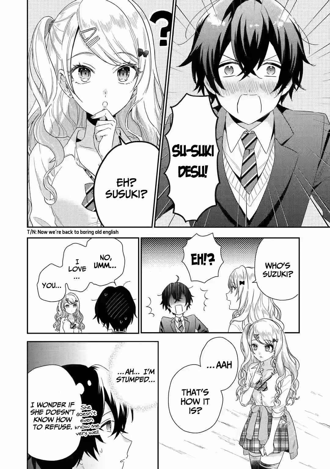 Keiken Zumi na Kimi to, Keiken Zero na Ore ga, Otsukiai Suru Hanashi Chapter 1