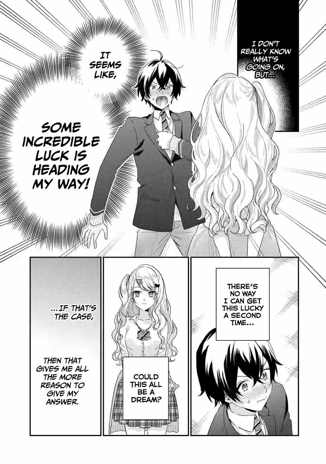 Keiken Zumi na Kimi to, Keiken Zero na Ore ga, Otsukiai Suru Hanashi Chapter 1