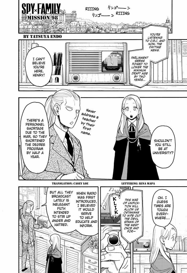 SPY x FAMILY Chapter 98