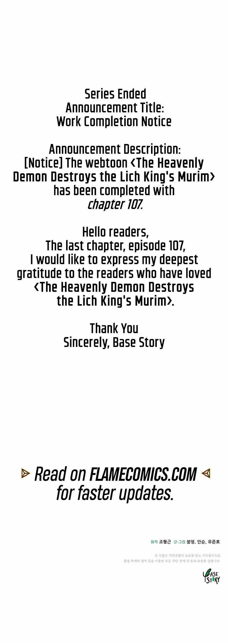 The Heavenly Demon Destroys the Lich King's Murim Chapter 107