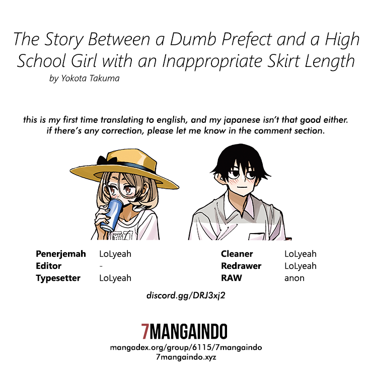 The Story Between a Dumb Prefect and a High School Girl with an Inappropriate Skirt Lengt Chapter 6.5
