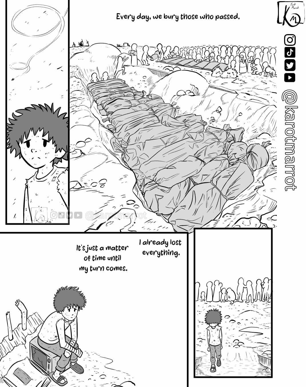 This boy from Gaza makes manga Chapter 0